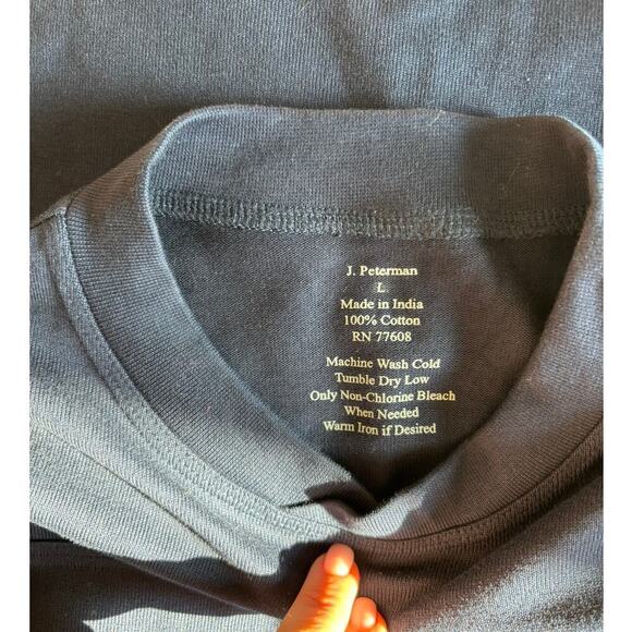 J. Peterman Long Sleeve Elbow Padded Rugby Shirt - Picture 6 of 6